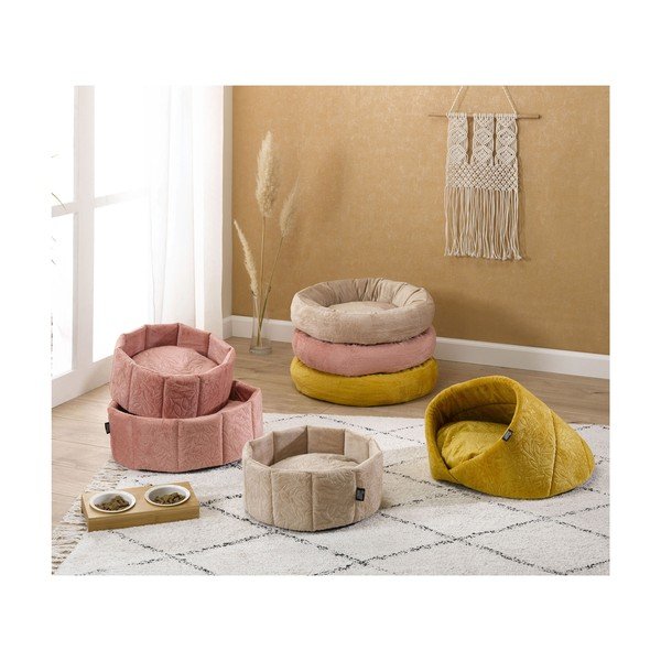 Světle růžová kukaň pro kočku ø 50 cm – Love Story-image-4