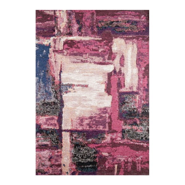 Fialový běhoun Abstract, 300 x 80 cm