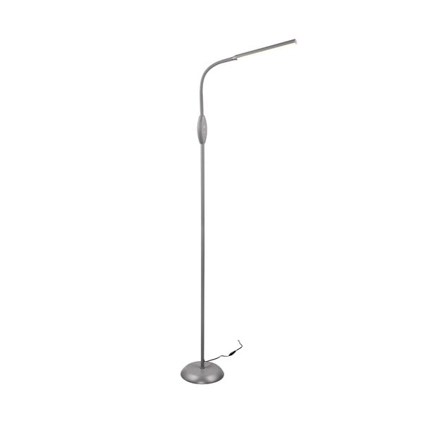 Šedá LED stojací lampa (výška 145 cm) Toro – Trio