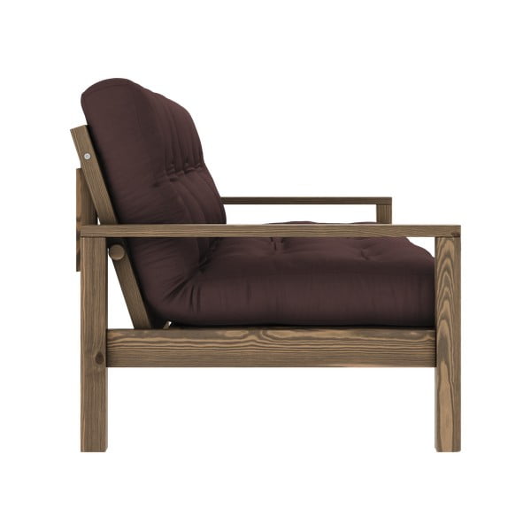 Tmavě hnědá rozkládací pohovka 205 cm Knob – Karup Design-image-4