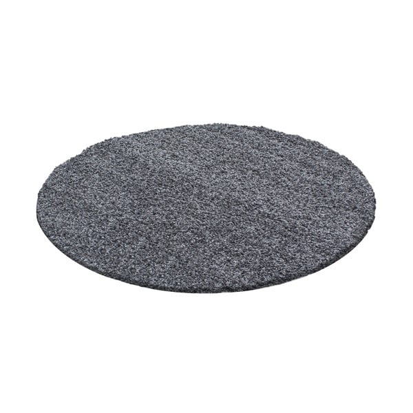 Tmavě šedý kulatý koberec ø 80 cm Life – Ayyildiz Carpets