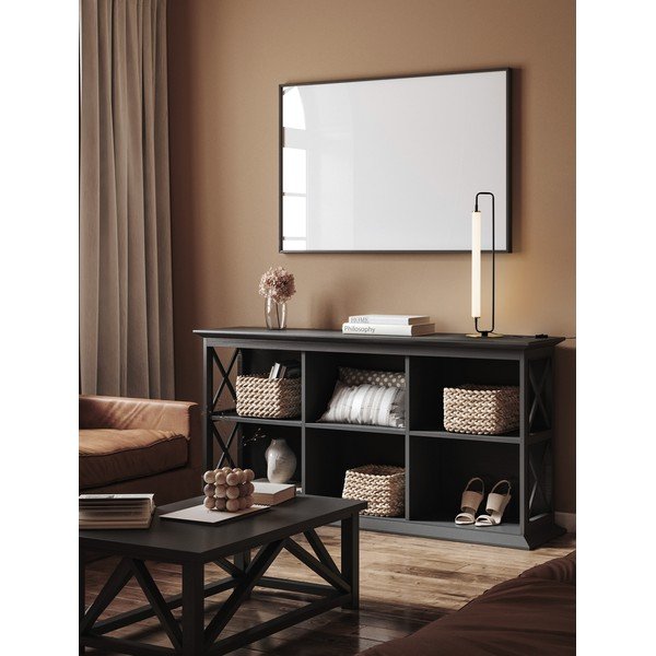 Bílá/matně černá kovová LED stolní lampa (výška 68 cm) Wetro – Nova Luce-image-1