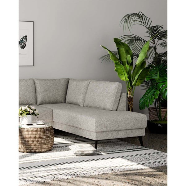 Krémová rohová pohovka (pravý roh) Fynn – Ghado-image-4