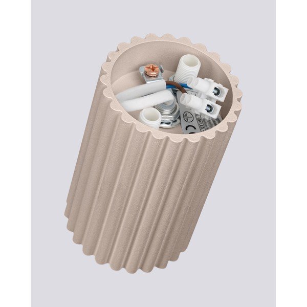 Taupe kovové bodové svítidlo ø 6,5 cm Gleam – Sollux-image-4