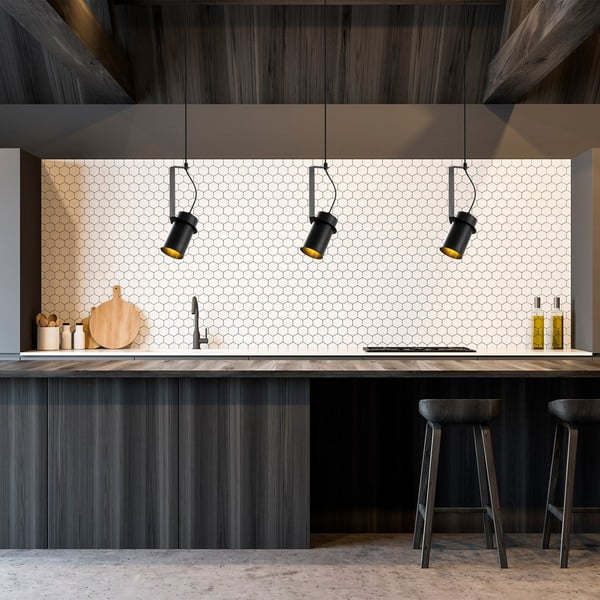 Černé závěsné svítidlo Spot – Opviq lights-image-1