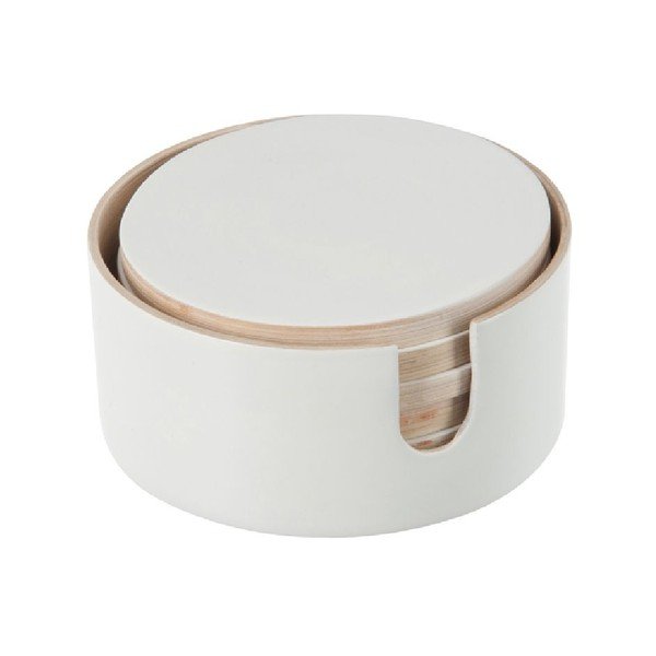 Sada bambusových podtácků Bamboo White-image-1