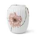 Bílá porcelánová váza Kähler Design Poppy, výška 21 cm