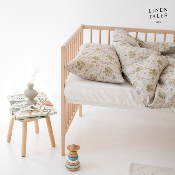 Lněné dětské povlečení na jednolůžko 140x200 cm – Linen Tales-image-2