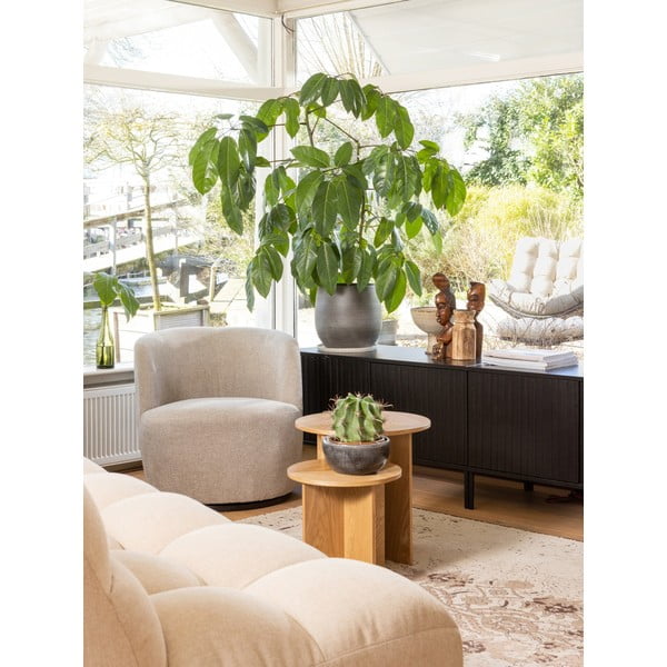 Kulaté odkládací stolky v sadě 2 ks ø 45 cm Lina – WOOOD-image-1