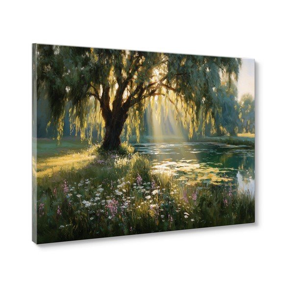 Obraz 113x85 cm Sunlit Willow – Styler-image-3