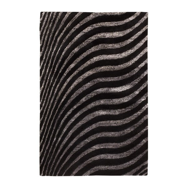 Černý koberec Wallflor Nadir, 140 x 200 cm