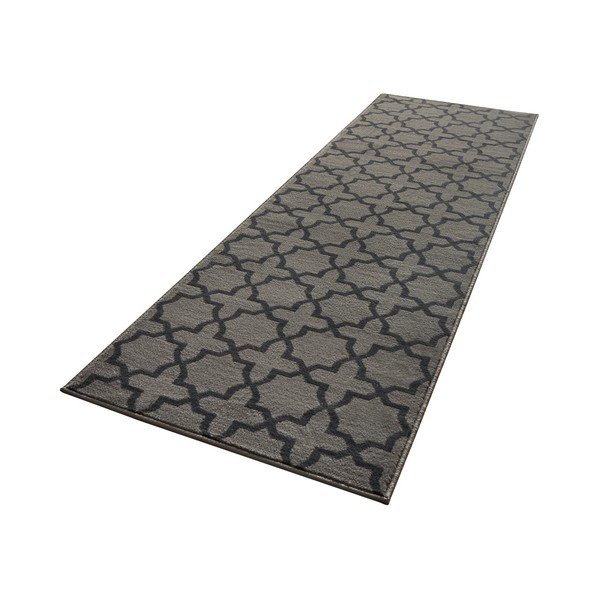 Šedý koberec běhoun 350x80 cm Glam - Hanse Home-image-2