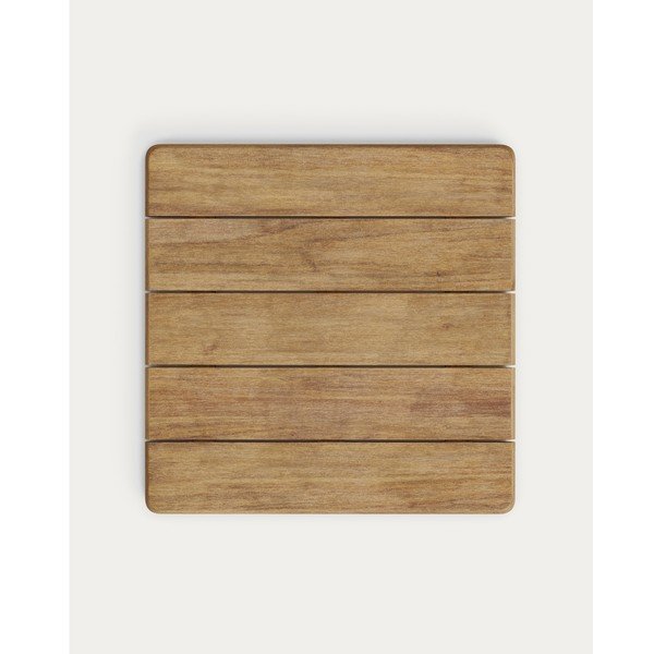 Zahradní barový stolek s deskou z akácie 80x80 cm Esilda – Kave Home-image-3