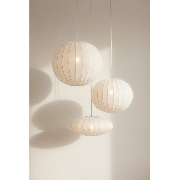 Bílé závěsné svítidlo ø 50 cm Solia – Markslöjd-image-2