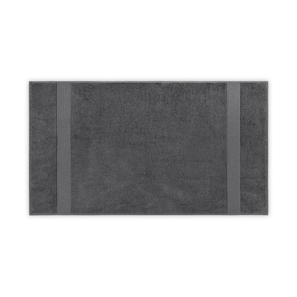 Tmavě šedý bavlněný ručník 30x50 cm Chicago – Foutastic