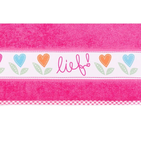 Růžový ručník Tiseco Home Studio, 70 x 130 cm-image-2