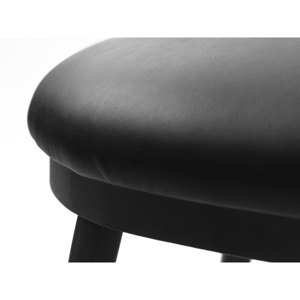 Černá lavice z imitace kůže Gain – Unique Furniture-image-4