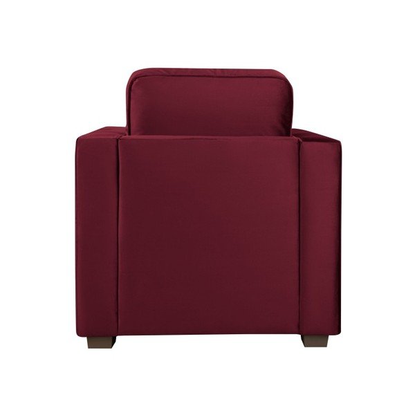 Křeslo v barvě burgundy Cosmopolitan Design Denver-image-3
