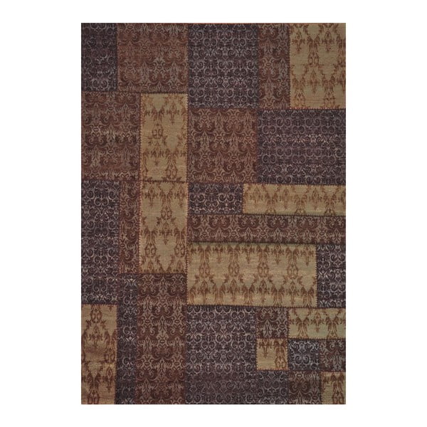 Koberec Patchwork 8 Brown, 62x124 cm