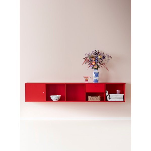 Červená nástěnná knihovna Mistral 108-image-4