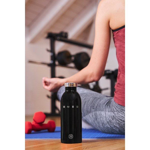 Černá termoláhev z nerezové oceli 500 ml 24BOTTLES – SMEG-image-2