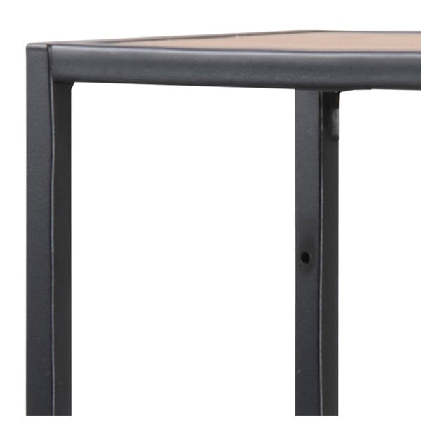 Nástěnná knihovna v dekoru dubu v černo-přírodní barvě 75x91 cm Seaford – Actona-image-4