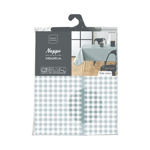 Omyvatelný ubrus 160x160 cm Mini Vichy – douceur d'intérieur