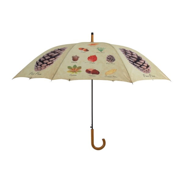 Holový deštník s designem listů a plodu Esschert Design, ø 120 cm