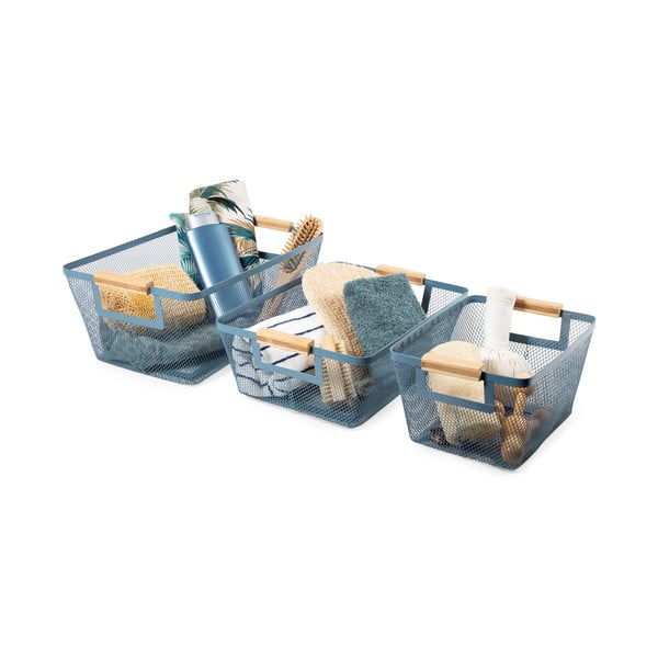 Drátěné kovové košíky v sadě 3 ks – Compactor-image-2