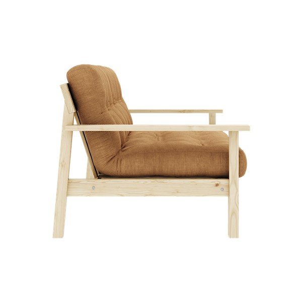 Manšestrová rozkládací pohovka v hořčicové barvě 218 cm Unwind – Karup Design-image-4