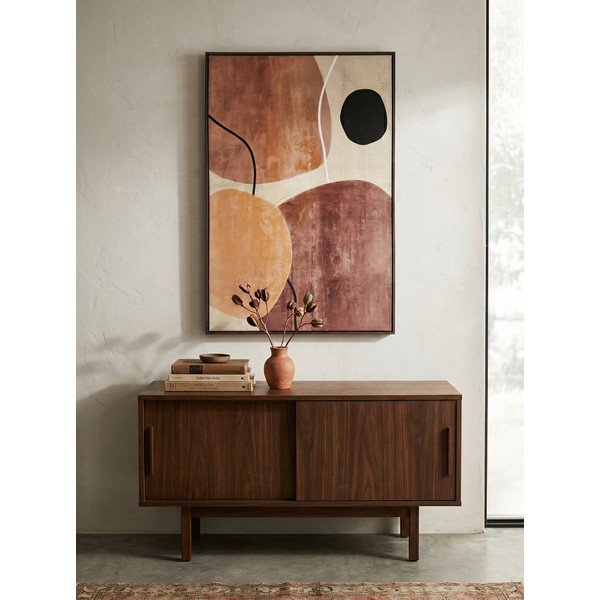 Tištěný/s ručně malovanými prvky obraz s rámem/na plátně 83x123 cm Gallery – Bizzotto-image-1