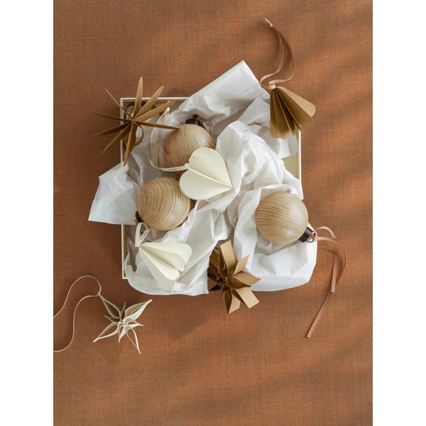 Papírové vánoční ozdoby v sadě 4 ks 6,5 cm Kazary – Blomus-image-2