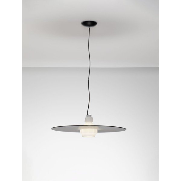 Matně černé ocelové závěsné svítidlo ø 60 cm Lora – Nova Luce-image-3