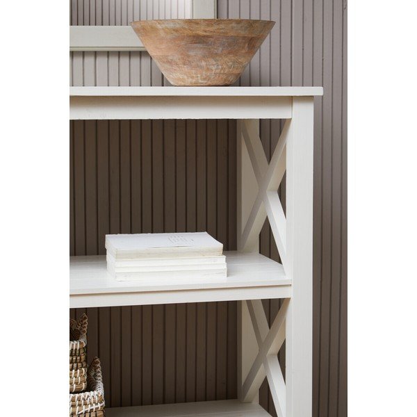 Bílý regál z borovicového dřeva 40x81x81 cm Heritage – Premier Housewares-image-2