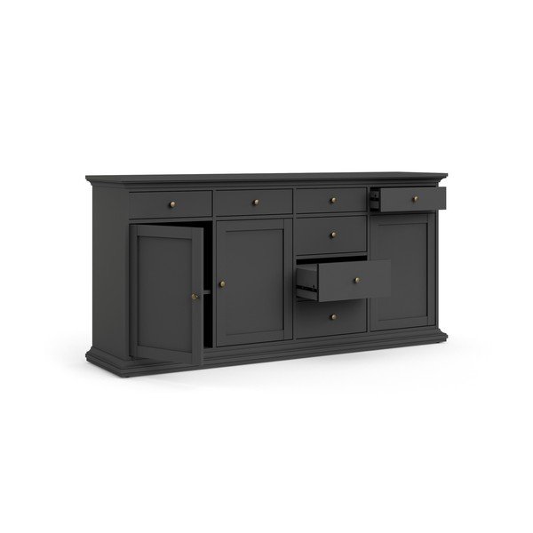 Šedá nízká komoda 189x92 cm Paris – Tvilum-image-4