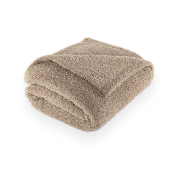 Taupe deka z mikroplyše 150x200 cm Cocoon – Tiseco Home Studio