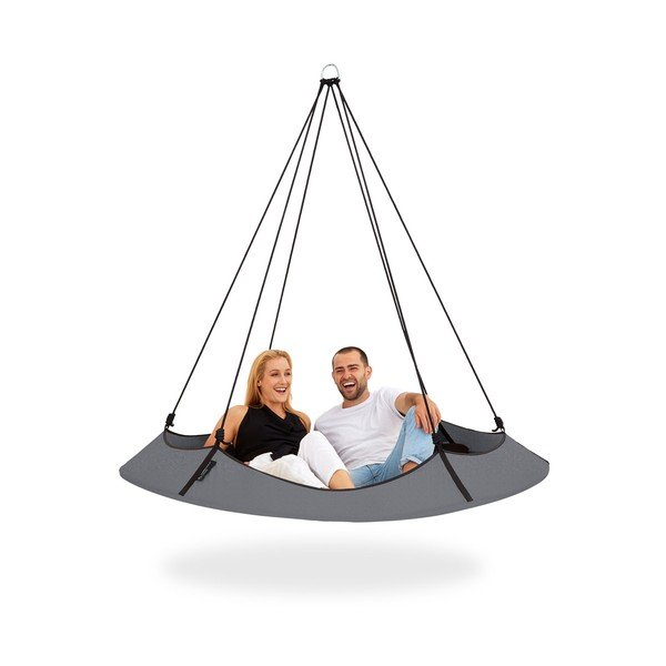 Šedá zahradní houpačka – Hangout Pod-image-3