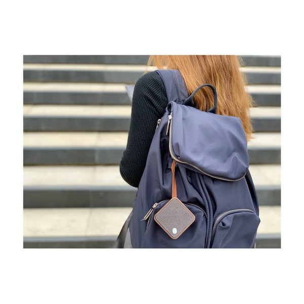 Tmavě hnědý černý bluetooth reproduktor Gingko Square-image-3