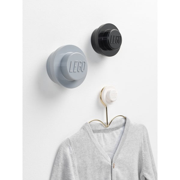 Sada 3 věšáků na zeď LEGO® Black And White-image-1