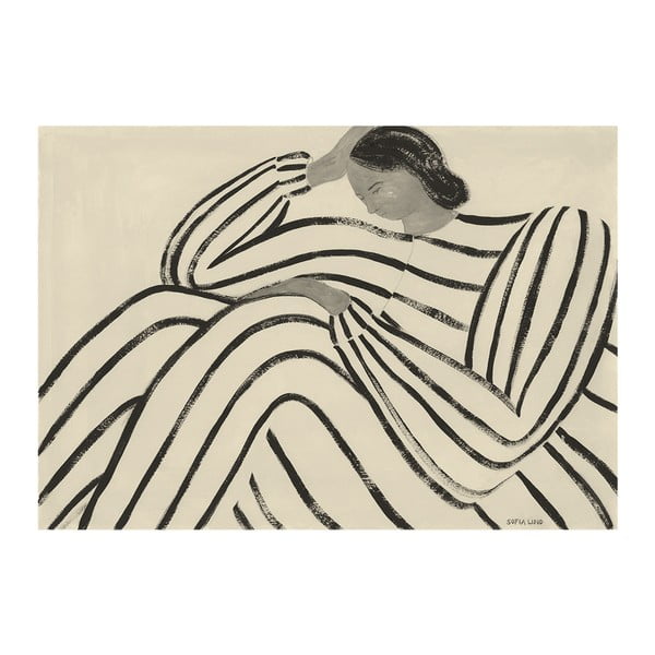 Plakát 70x50 cm Waiting – Sofia Lind – The Poster Club