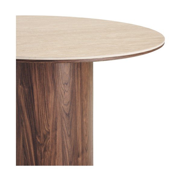 Kulatý jídelní stůl s keramickou deskou ø 120 cm Delphi – House Nordic-image-4