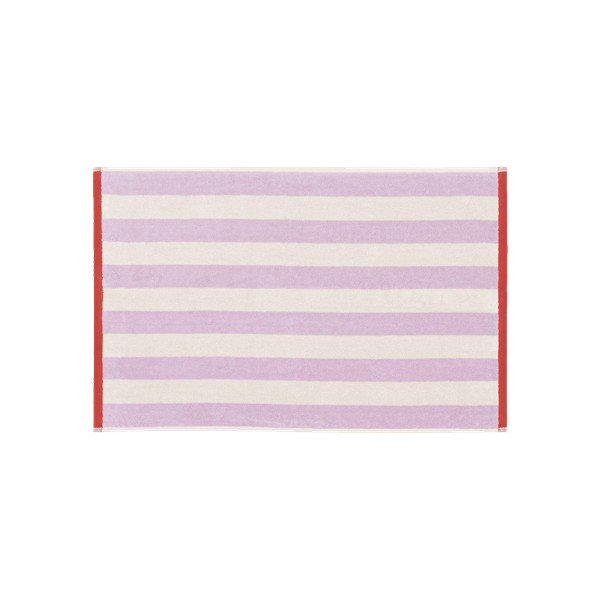 Froté bavlněný ručník v levandulové barvě/krémový 50x80 cm Gobo – noo.ma-image-2