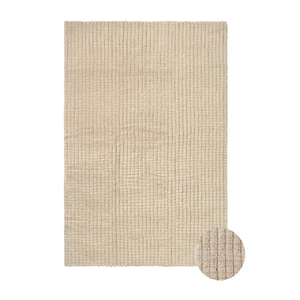 Béžový pratelný/ručně tkaný vlněný koberec 200x300 cm Unexpected Wool – Lorena Canals