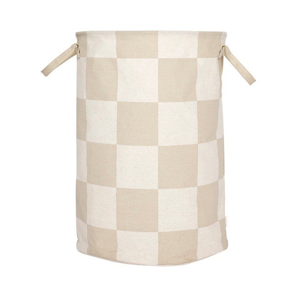 Béžový/krémový látkový koš na prádlo Chess – OYOY Living Design