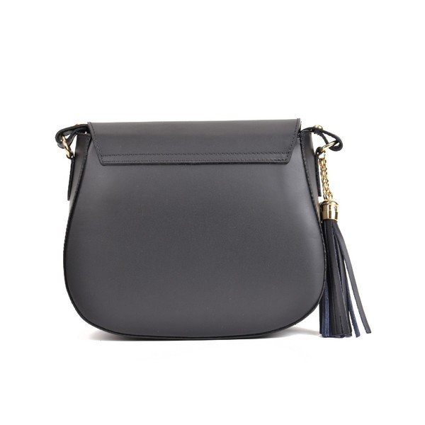 Černá kožená kabelka Mangotti Bags Sicilia-image-3