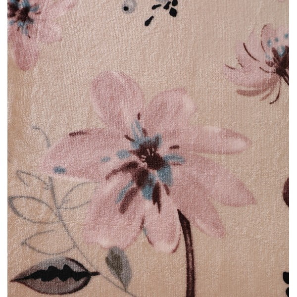 Béžové povlečení na jednolůžko z mikroplyše 140x200 cm – My House-image-1