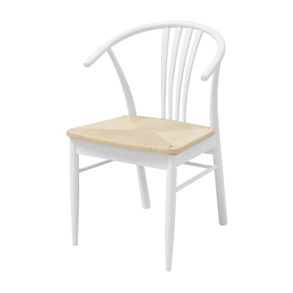 Bílá jídelní židle z březového dřeva Interstil York