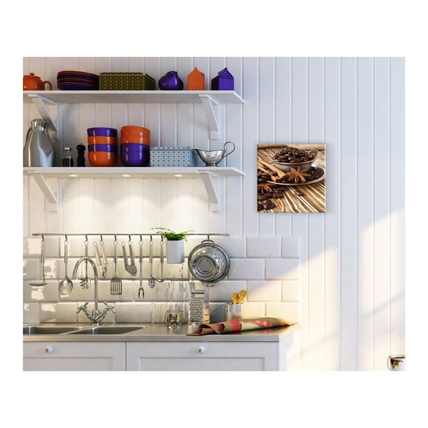 Obraz Styler Glasspik Coffee, 30 x 30 cm-image-2