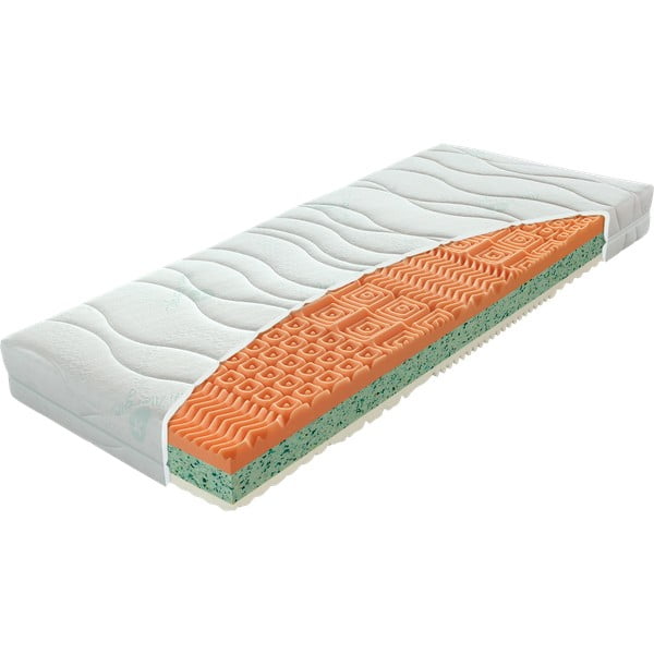 Tvrdá/středně tvrdá pěnová oboustranná matrace 160x200 cm Rena – Materasso-image-2