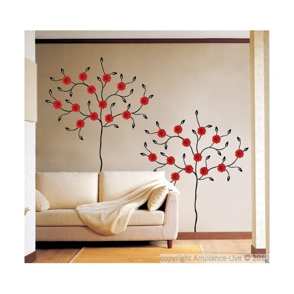 Samolepka Ambiance Red Gerbera Tree-image-1